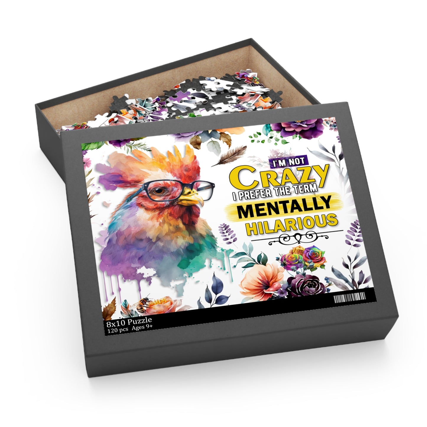 Puzzle, Chicken/Rooster, I am not Crazy I prefer the term Mentally Hilarious  (120, 252, 500-Piece) awd-641