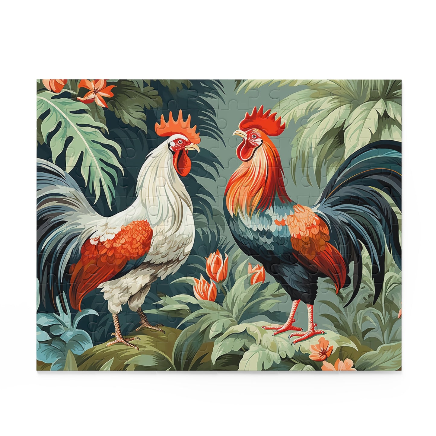 Personalised/Non-Personalised Puzzle, Chickens/Rooster (120, 252, 500-Piece)