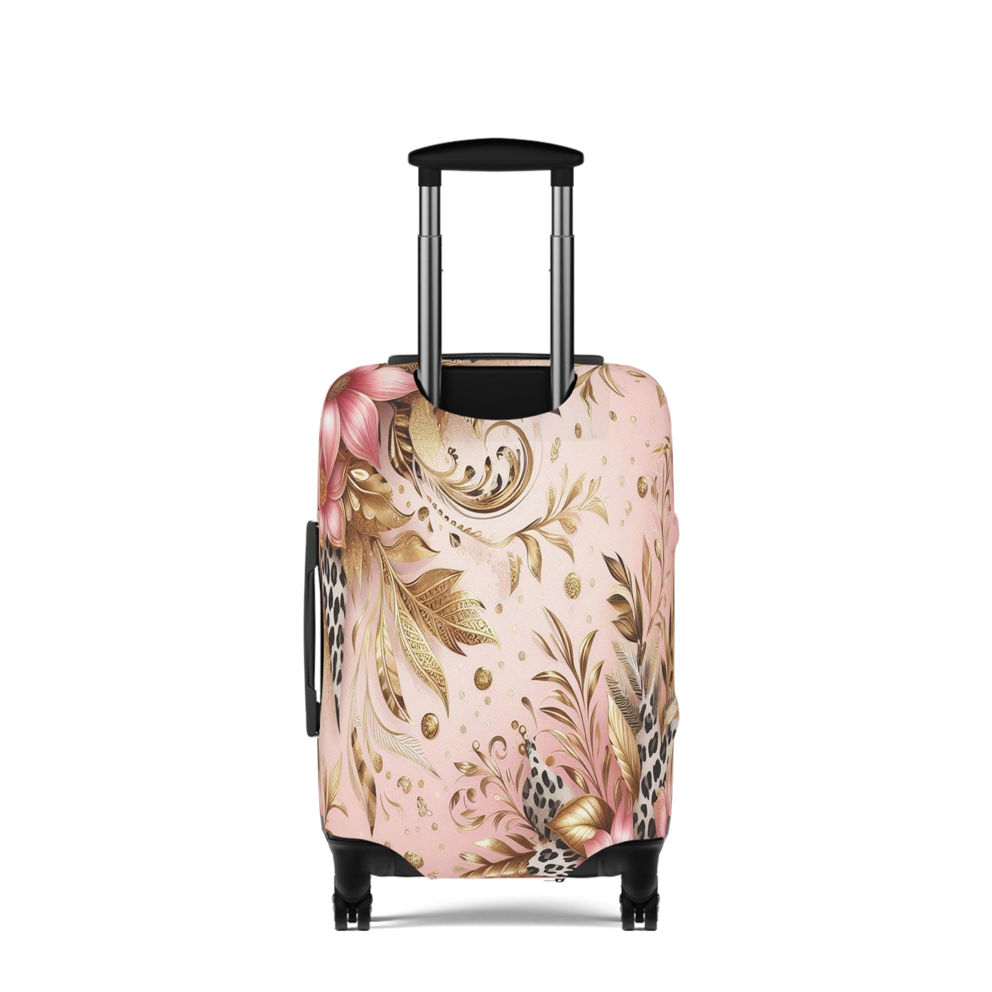 Luggage Cover, Floral Leopard, awd-3081