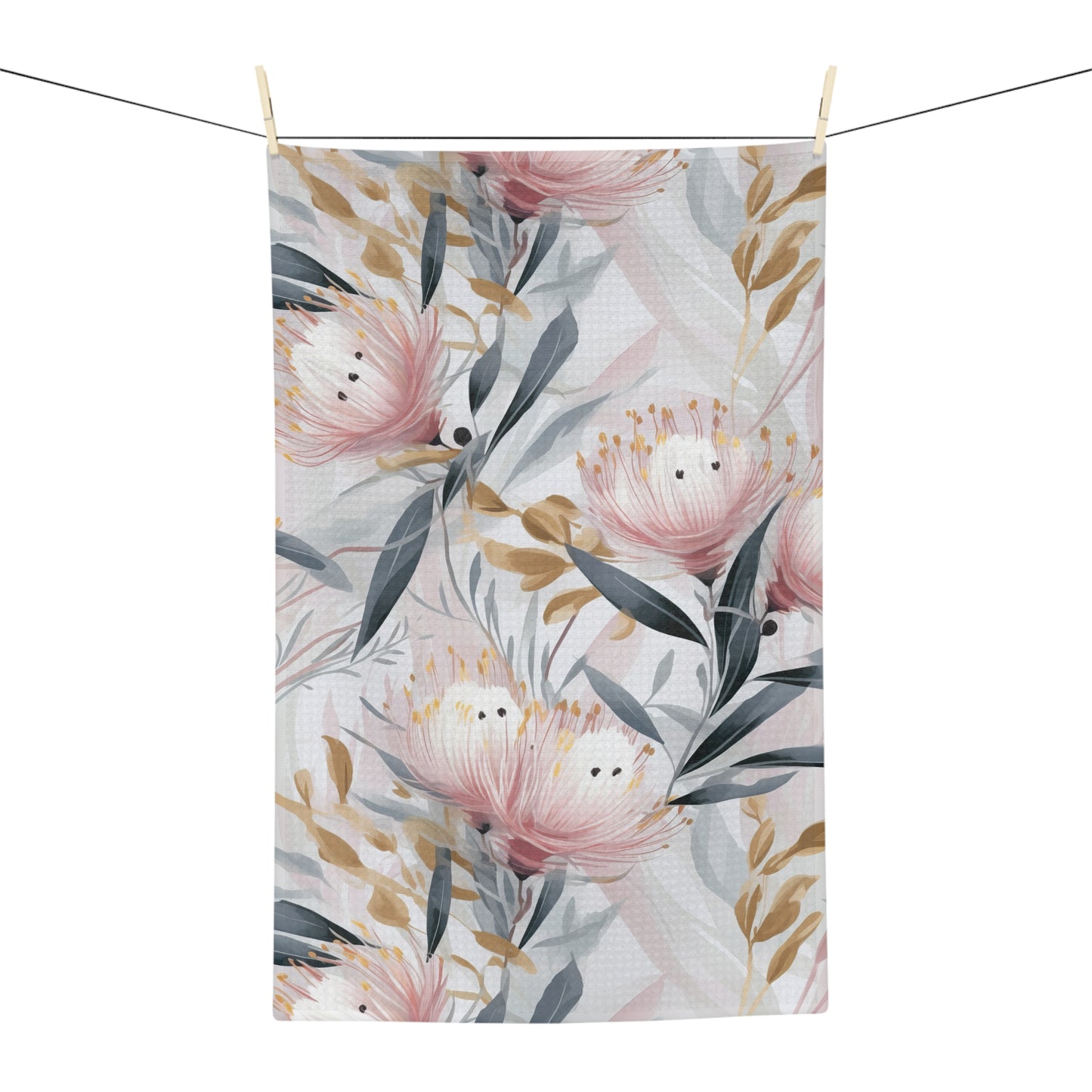 Microfiber Tea Towel Australian Floral