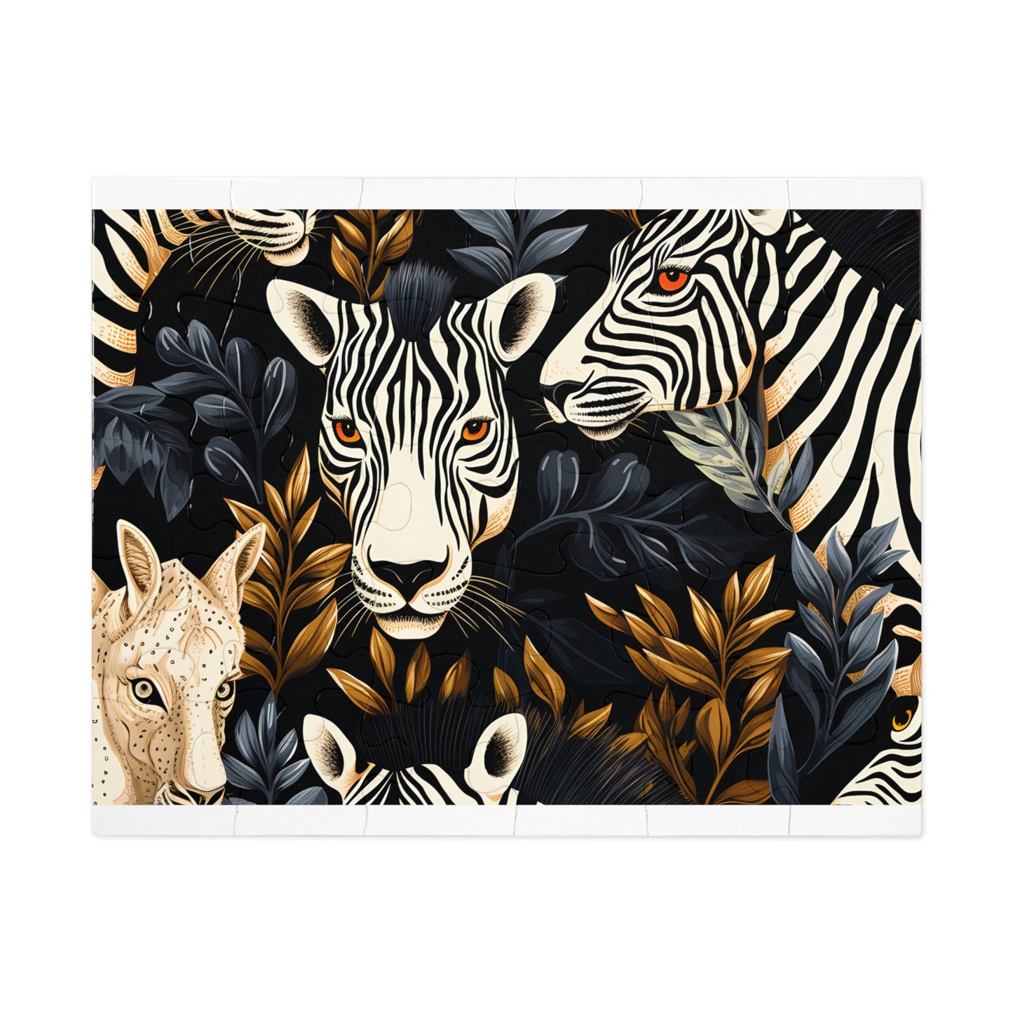 Jigsaw Puzzle, Zebra, Personalised/Non-Personalised (30, 110, 252, 500,1000-Piece)