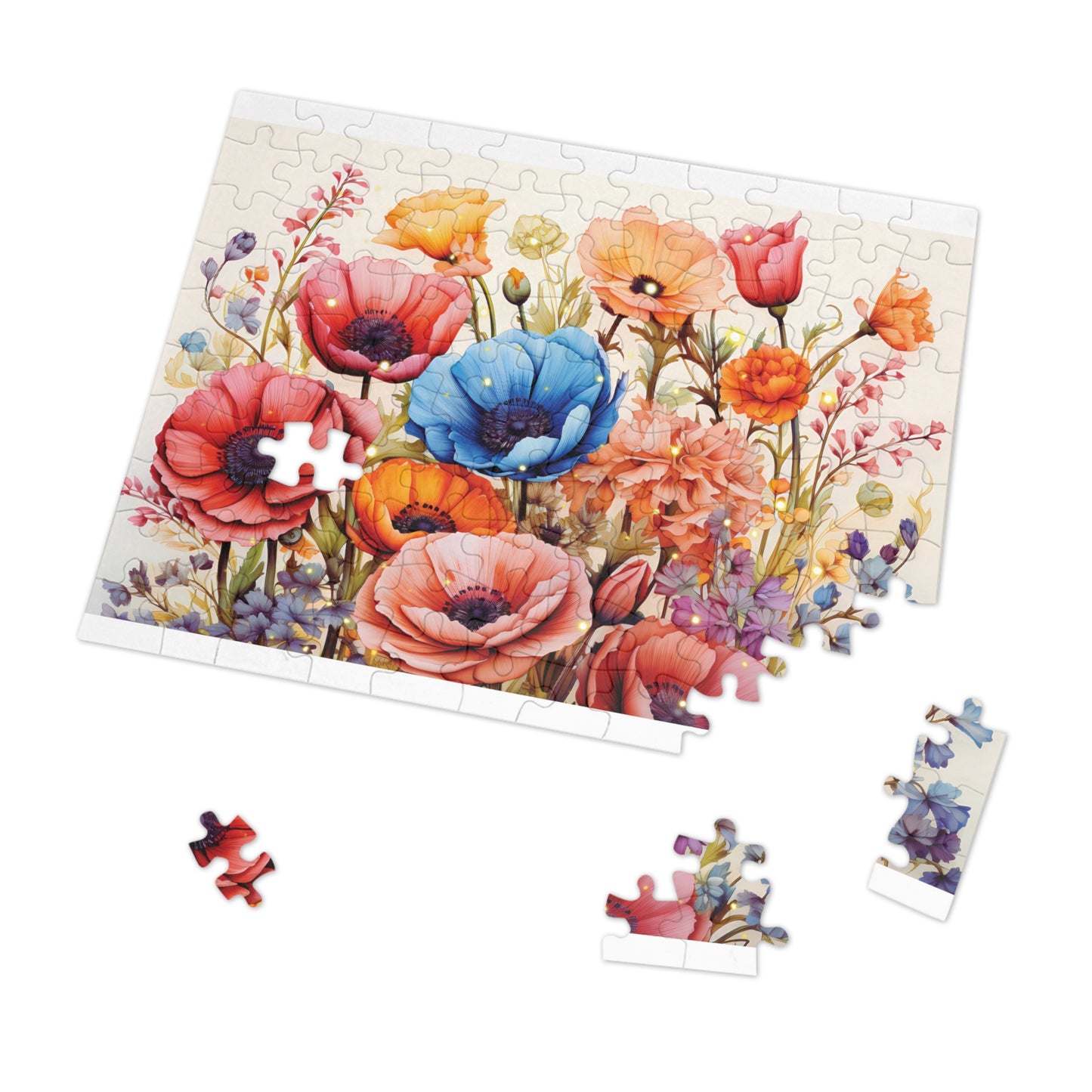 Jigsaw Puzzle, Floral, Personalised/Non-Personalised (30, 110, 252, 500,1000-Piece)