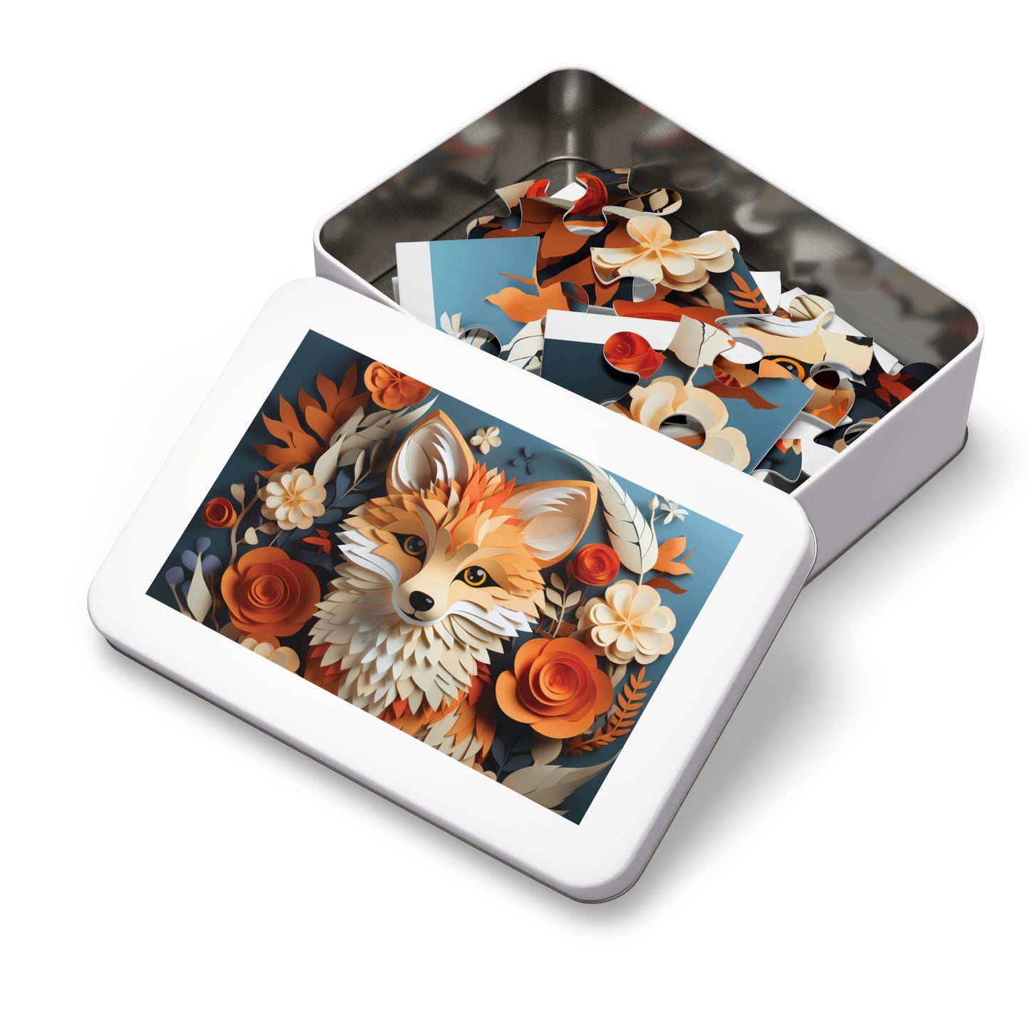 Jigsaw Puzzle, Fox, Personalised/Non-Personalised (30, 110, 252, 500,1000-Piece)