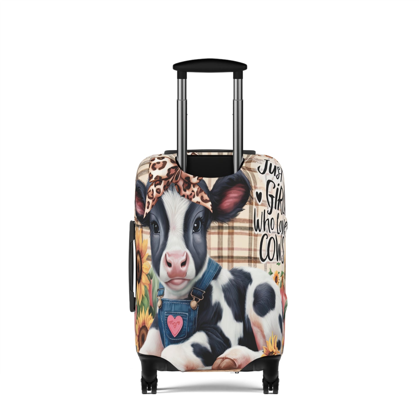 Luggage Cover, Just a Girl who Loves Cows, awd-3091