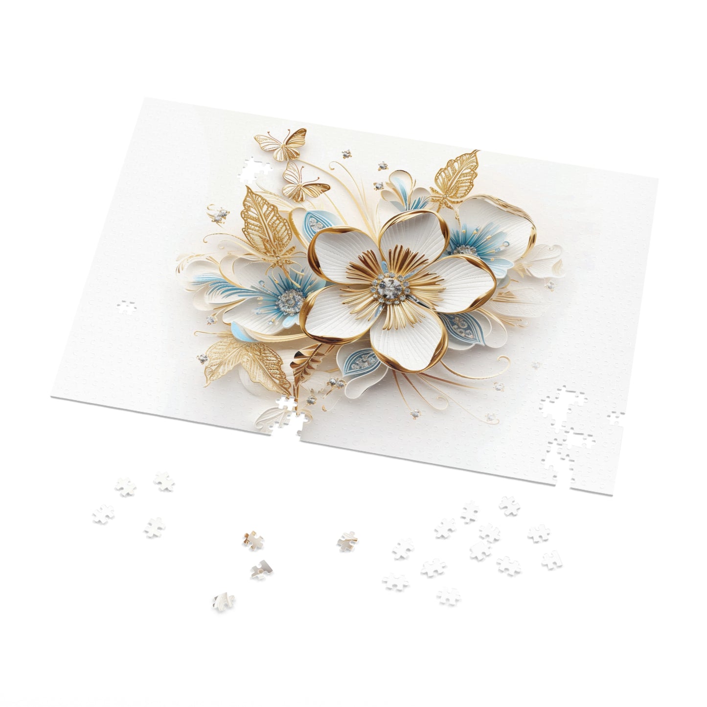 Jigsaw Puzzle, Floral, Personalised/Non-Personalised (30, 110, 252, 500,1000-Piece)