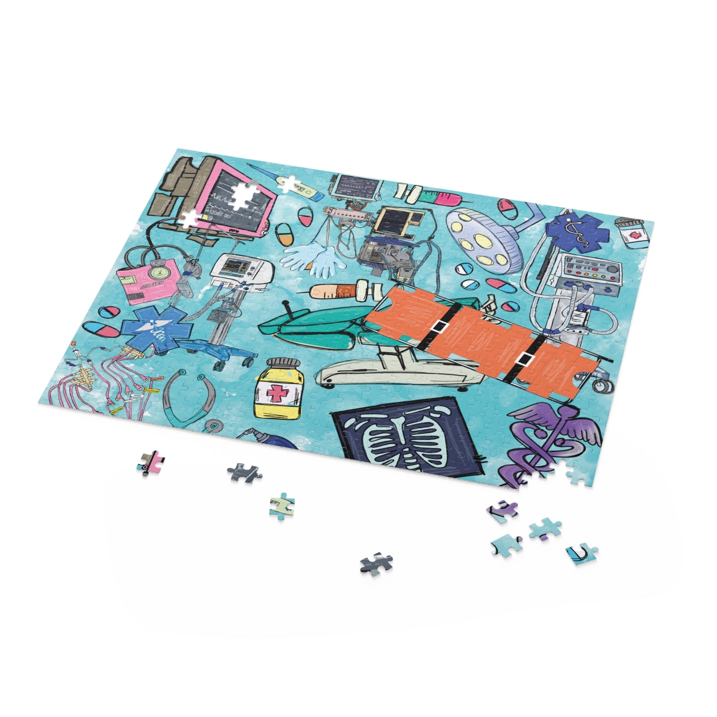 Personalised/Non-Personalised Puzzle, Trauma Nurse (120, 252, 500-Piece)