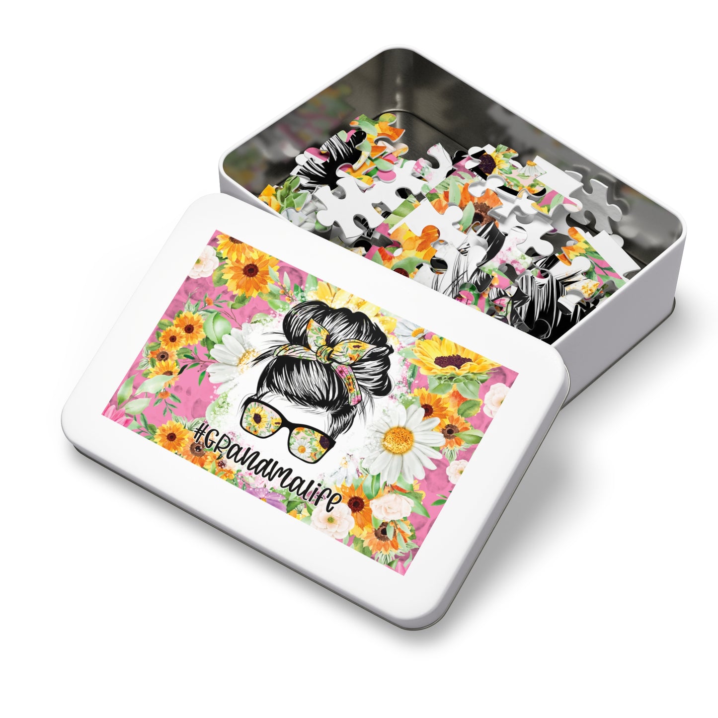 Jigsaw Puzzle, Grandma Life, Personalised/Non-Personalised (30, 110, 252, 500,1000-Piece)