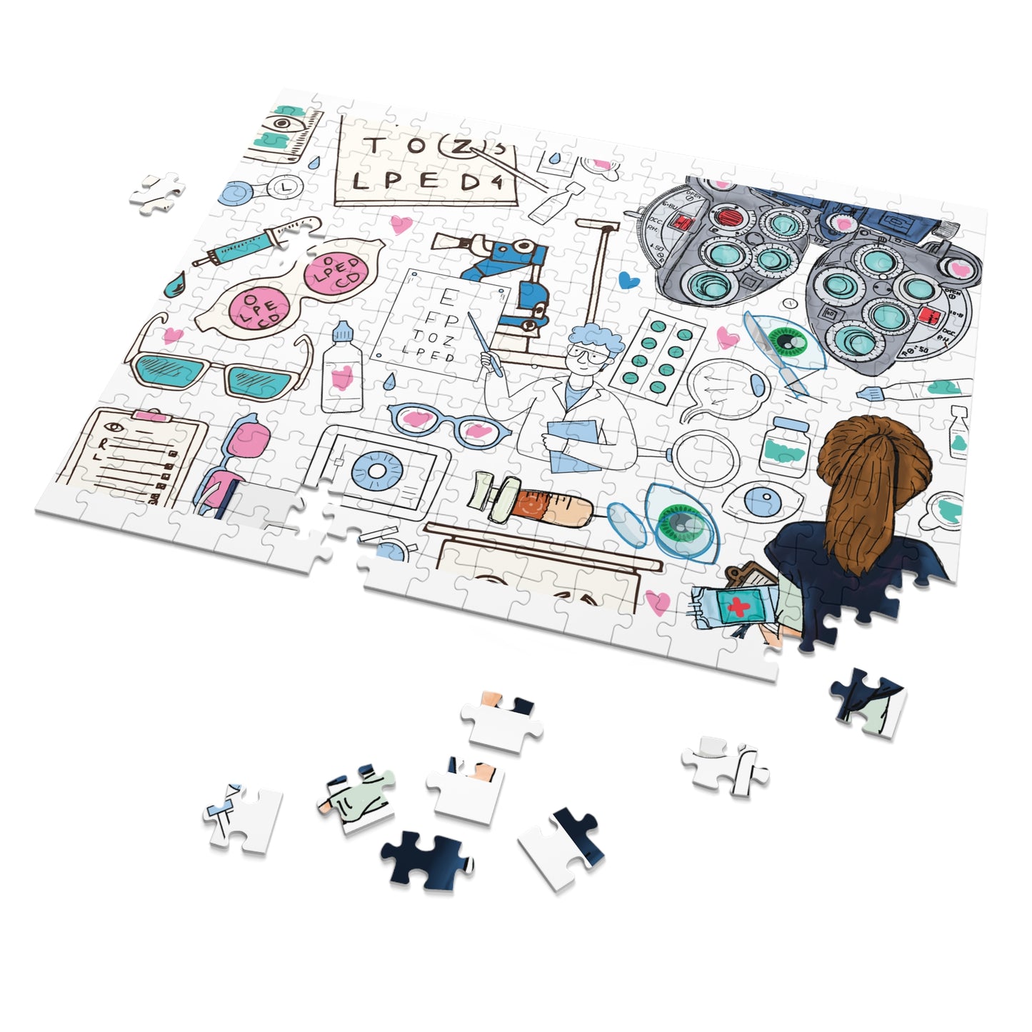 Jigsaw Puzzle, Optometrist, Personalised/Non-Personalised (30, 110, 252, 500,1000-Piece)