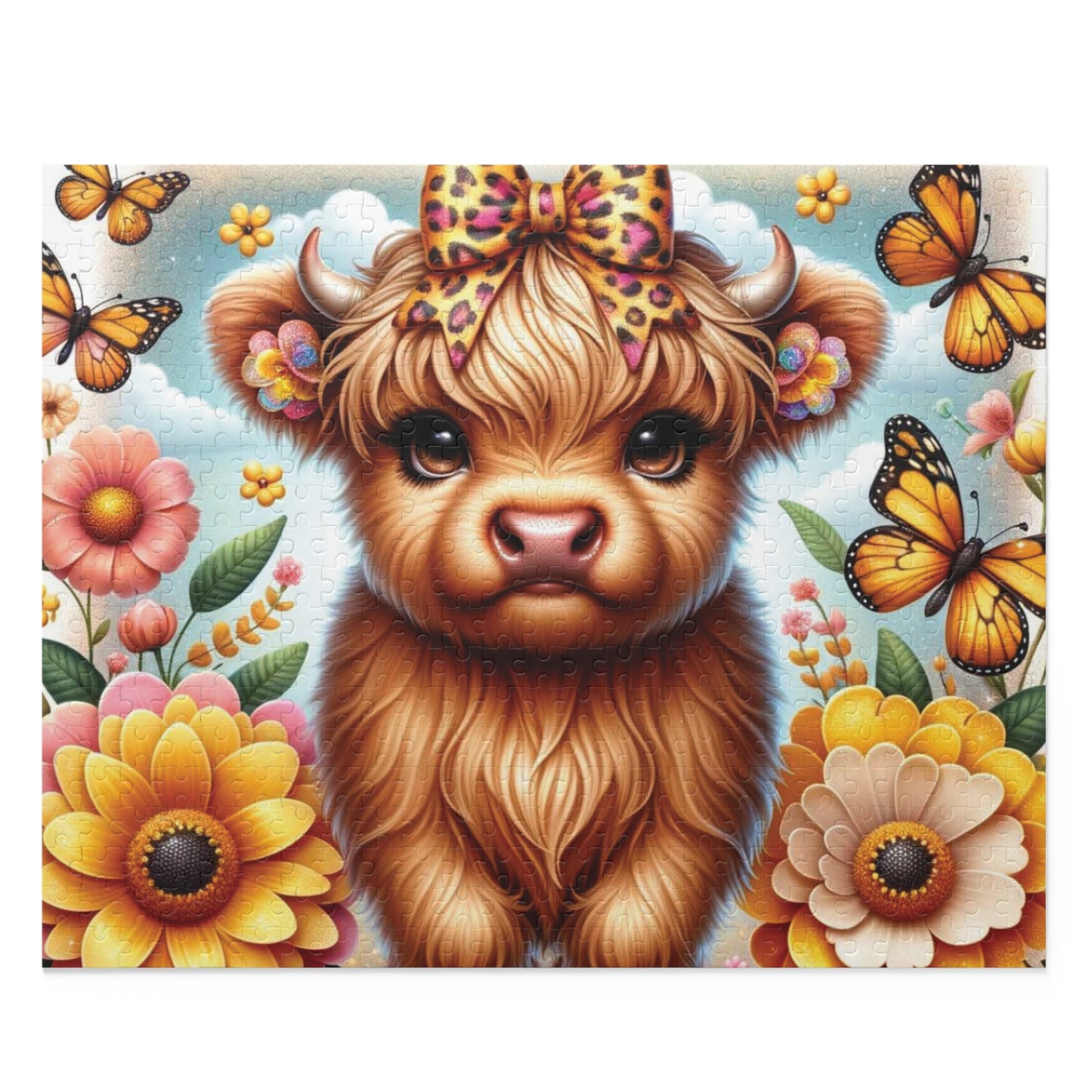 Puzzle,  Highland Cow (120, 252, 500-Piece) awd-658