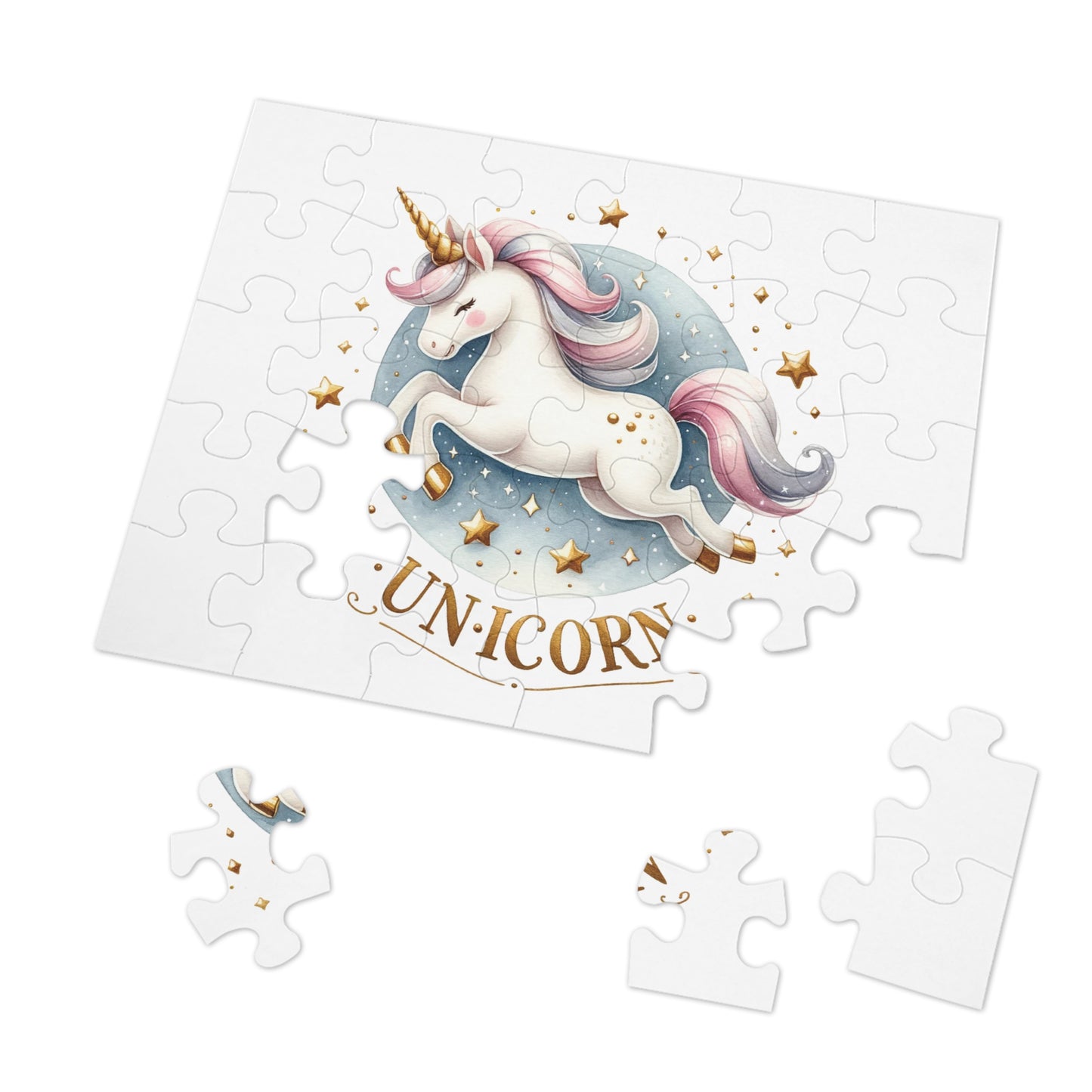 Jigsaw Puzzle, Unicorn, Personalised/Non-Personalised (30, 110, 252, 500,1000-Piece)