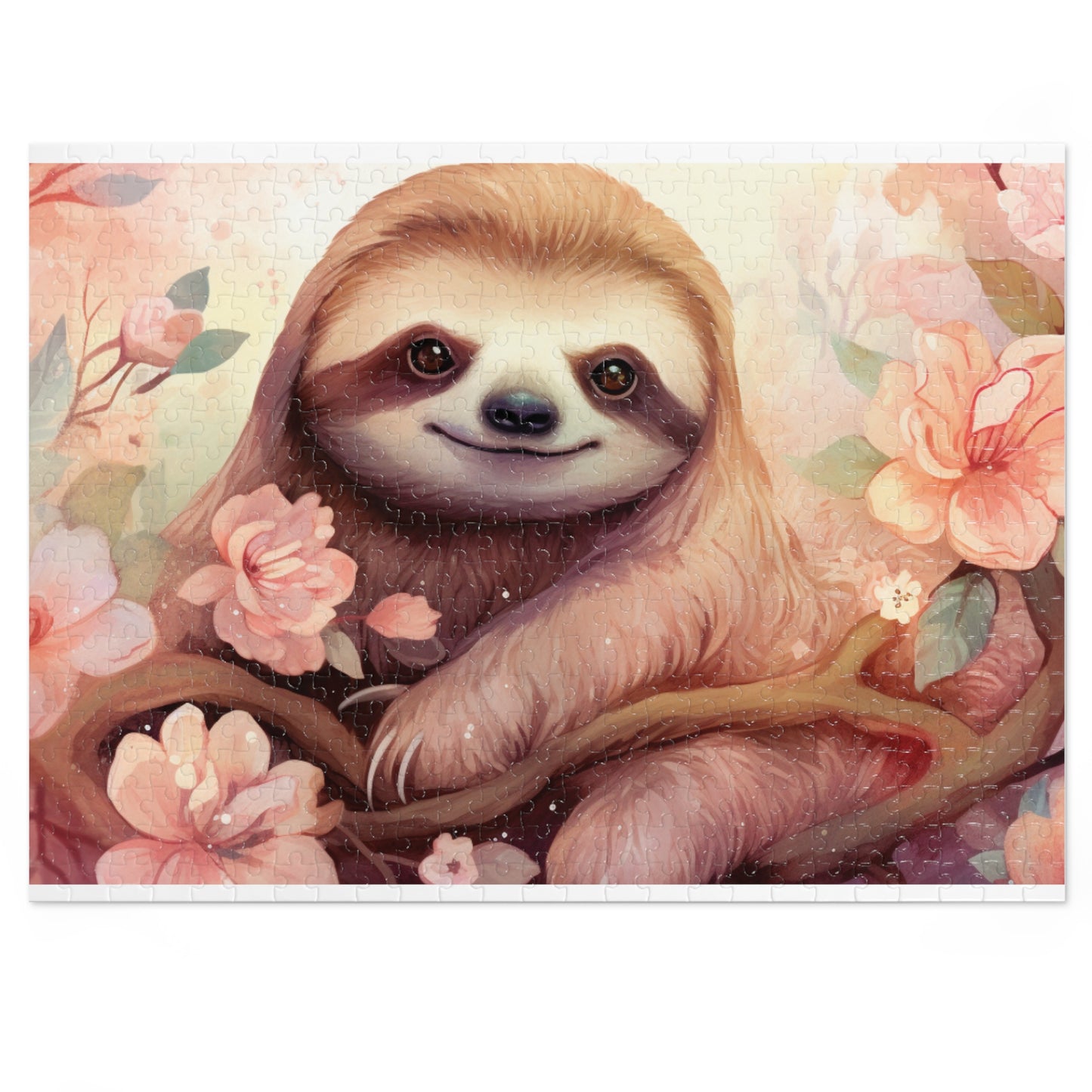 Jigsaw Puzzle, Sloth, Personalised/Non-Personalised (30, 110, 252, 500,1000-Piece)