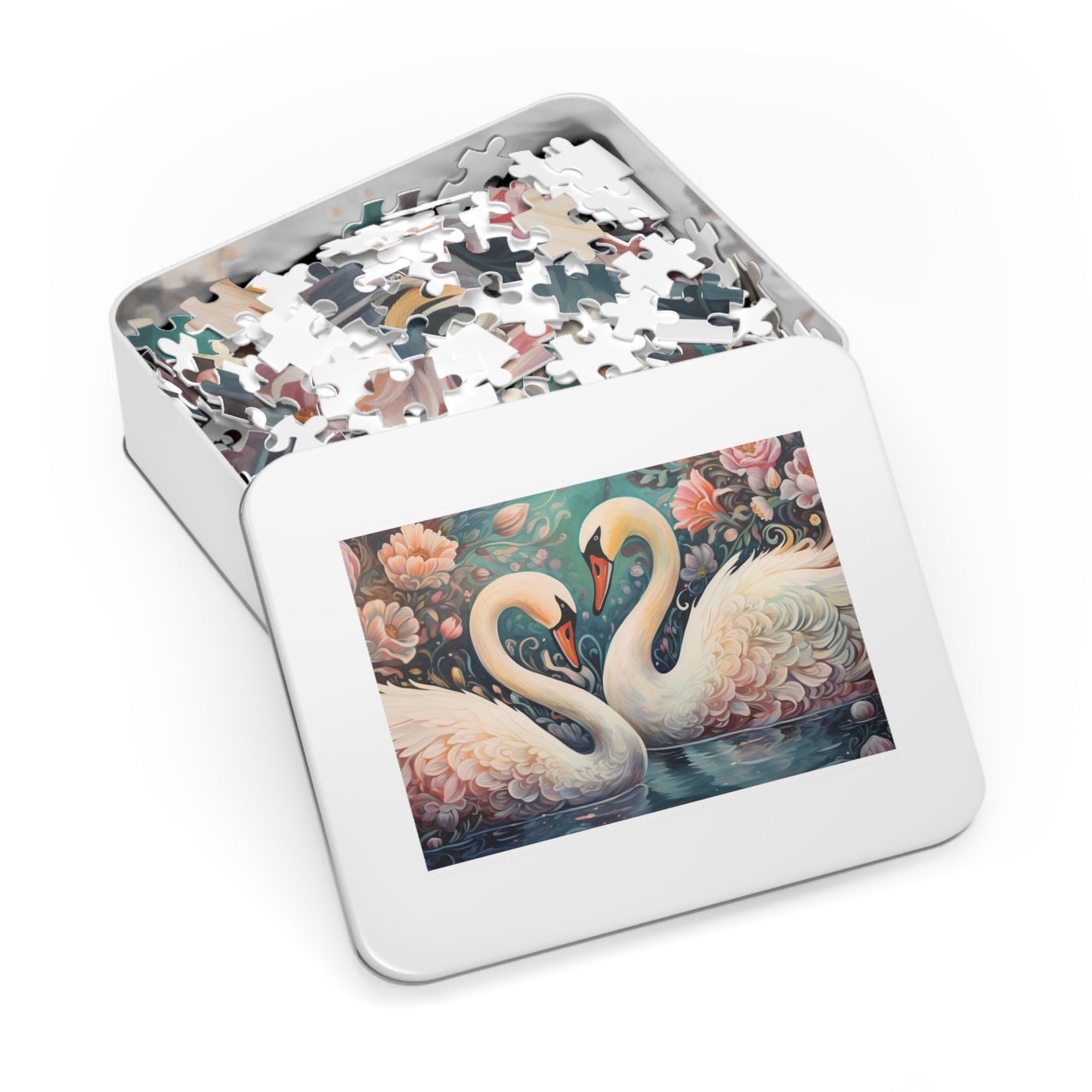 Jigsaw Puzzle, Swan, Personalised/Non-Personalised (30, 110, 252, 500,1000-Piece)