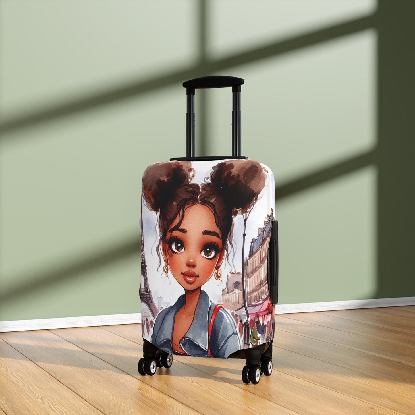 Luggage Cover, Just a Girl Who loves Travelling, awd-2103