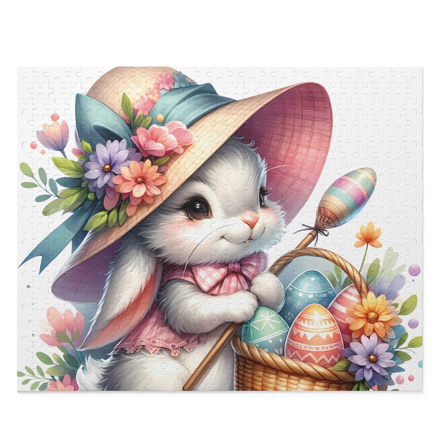 Personalised/Non-Personalised Puzzle, Easter Bunny (120, 252, 500-Piece)