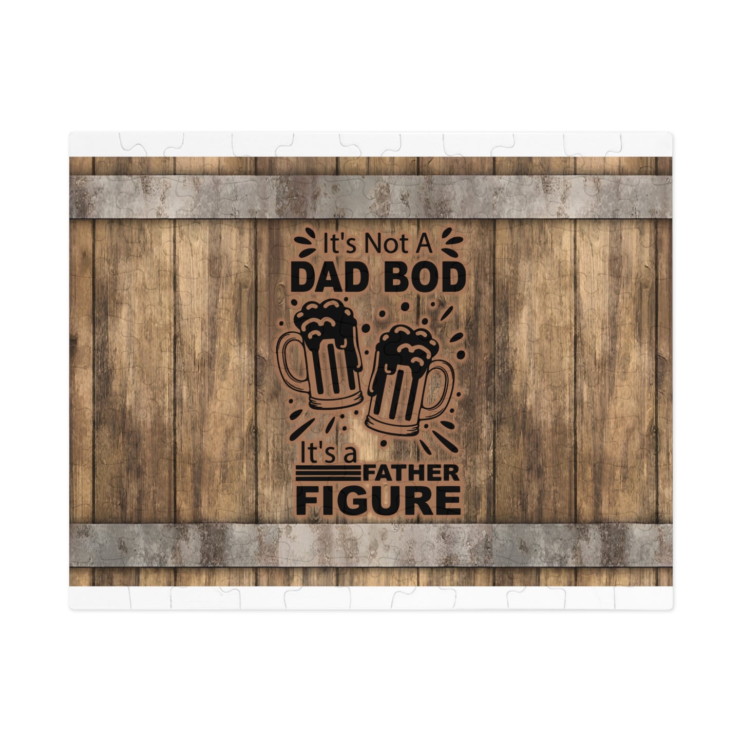 Puzzle, Dad, Dad Bod, Personalised/Non-Personalised (30, 110, 252, 500,1000-Piece) awd-569