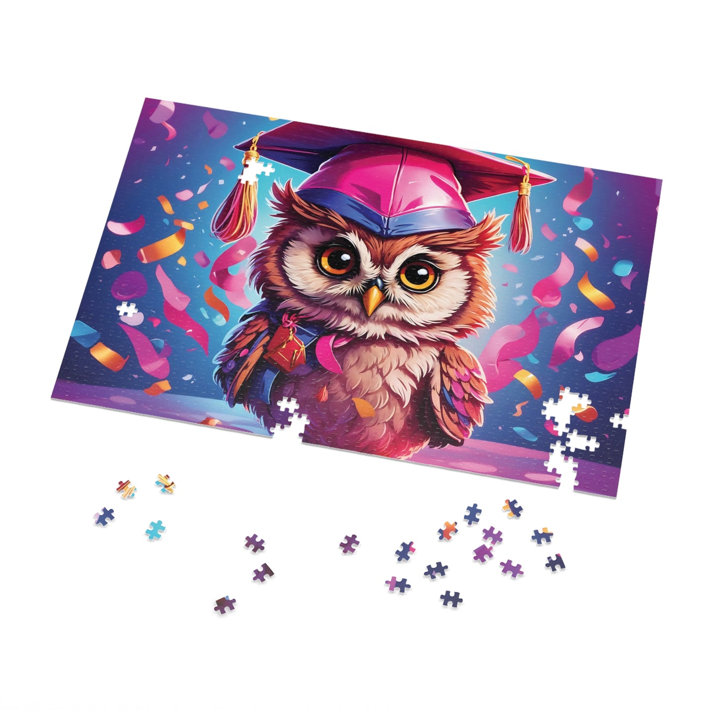 Jigsaw Puzzle, Owl, Personalised/Non-Personalised (30, 110, 252, 500,1000-Piece)