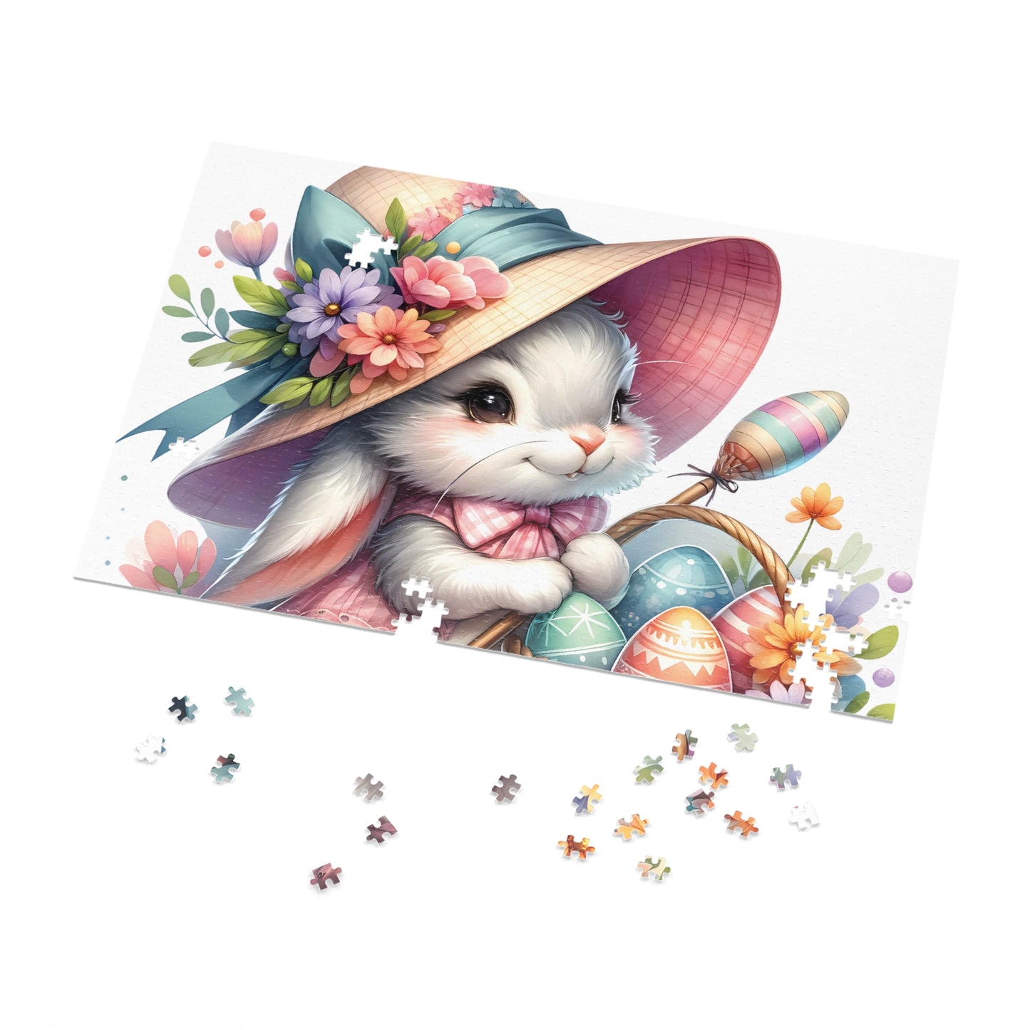 Jigsaw Puzzle, Easter, Easter Rabbit, Personalised/Non-Personalised (30, 110, 252, 500,1000-Piece)