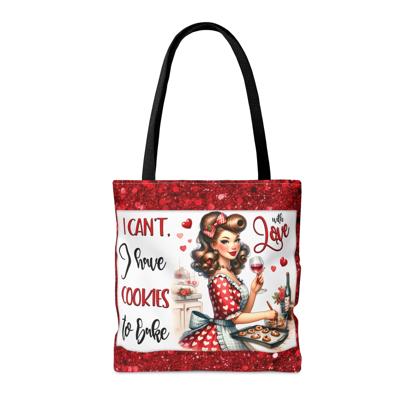 Tote Bag, Retro, I can't I have Cookies to Bake