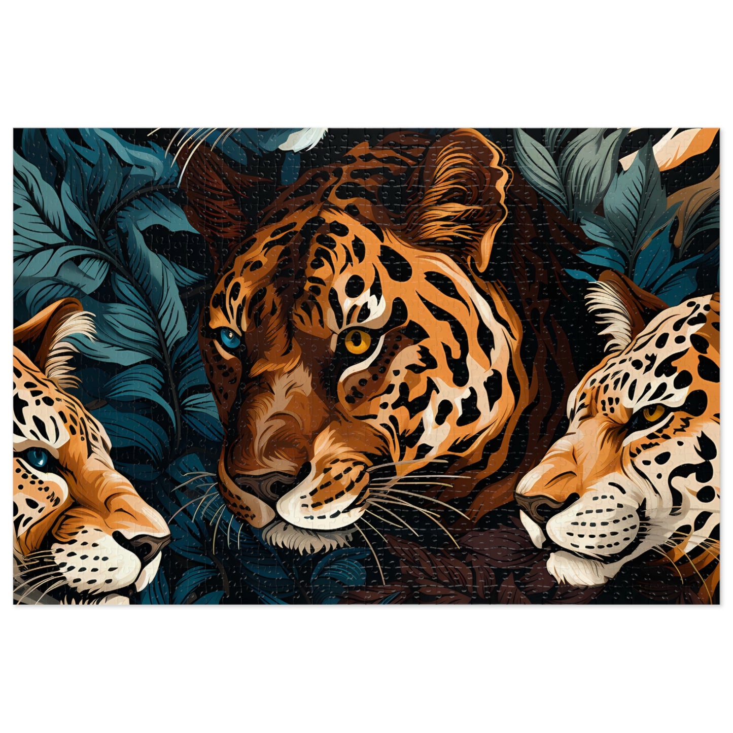 Jigsaw Puzzle, Leopard, Personalised/Non-Personalised (30, 110, 252, 500,1000-Piece)