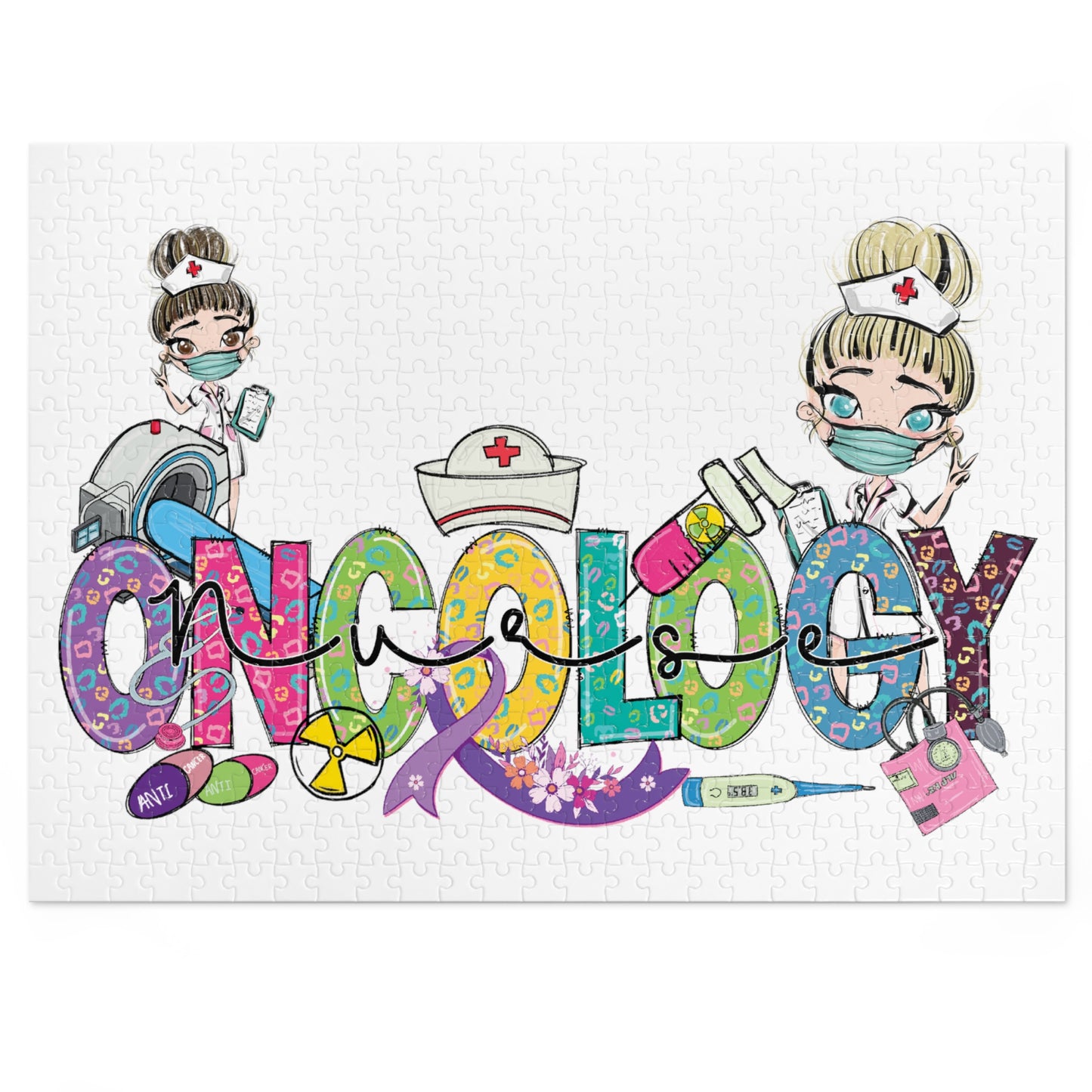 Jigsaw Puzzle, Oncology Nurse, Personalised/Non-Personalised (30, 110, 252, 500,1000-Piece)