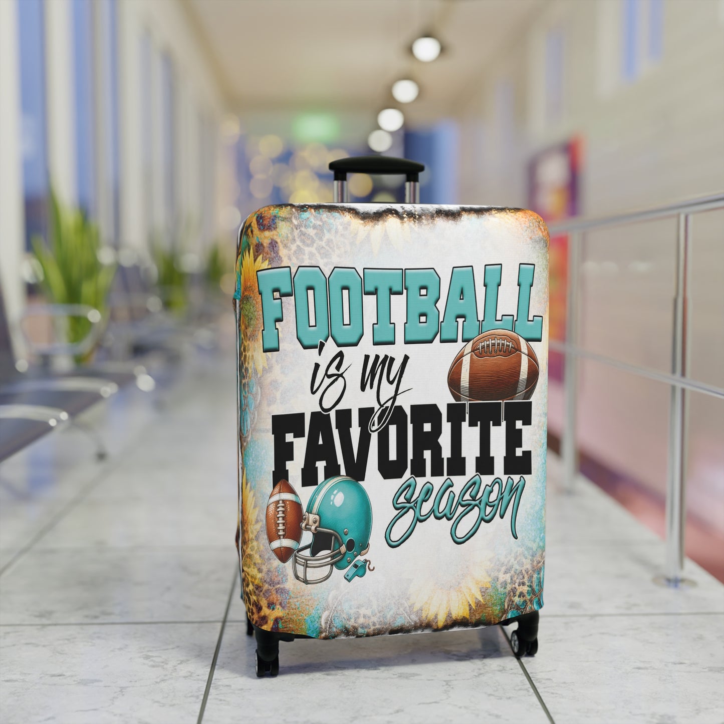 Luggage Cover, Country and Western, Football is my Favorite Season, awd-1066