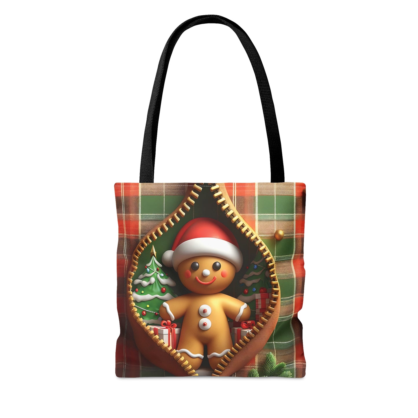 Tote Bag, Christmas, Gingerbread Man