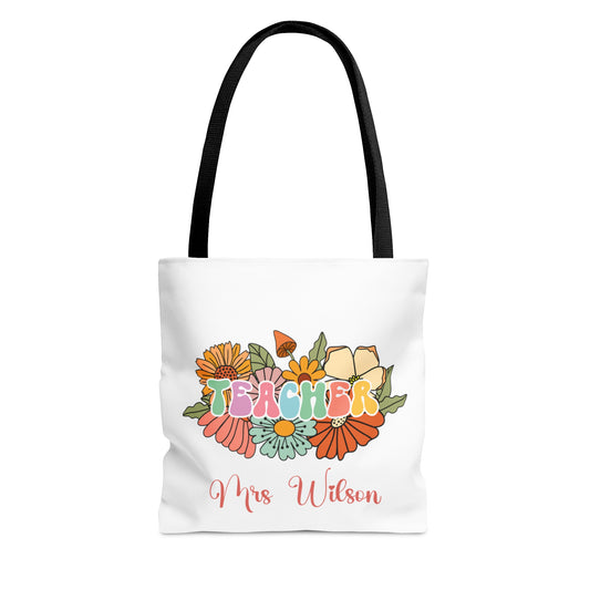 Personalised Tote Bag, Teacher Tote bag