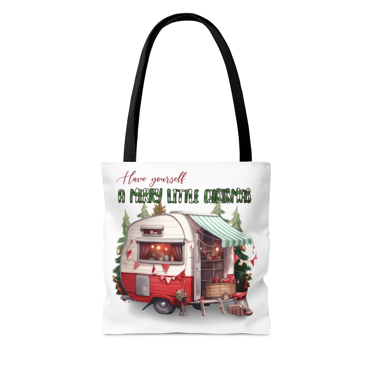 Tote Bag, Christmas, Camper