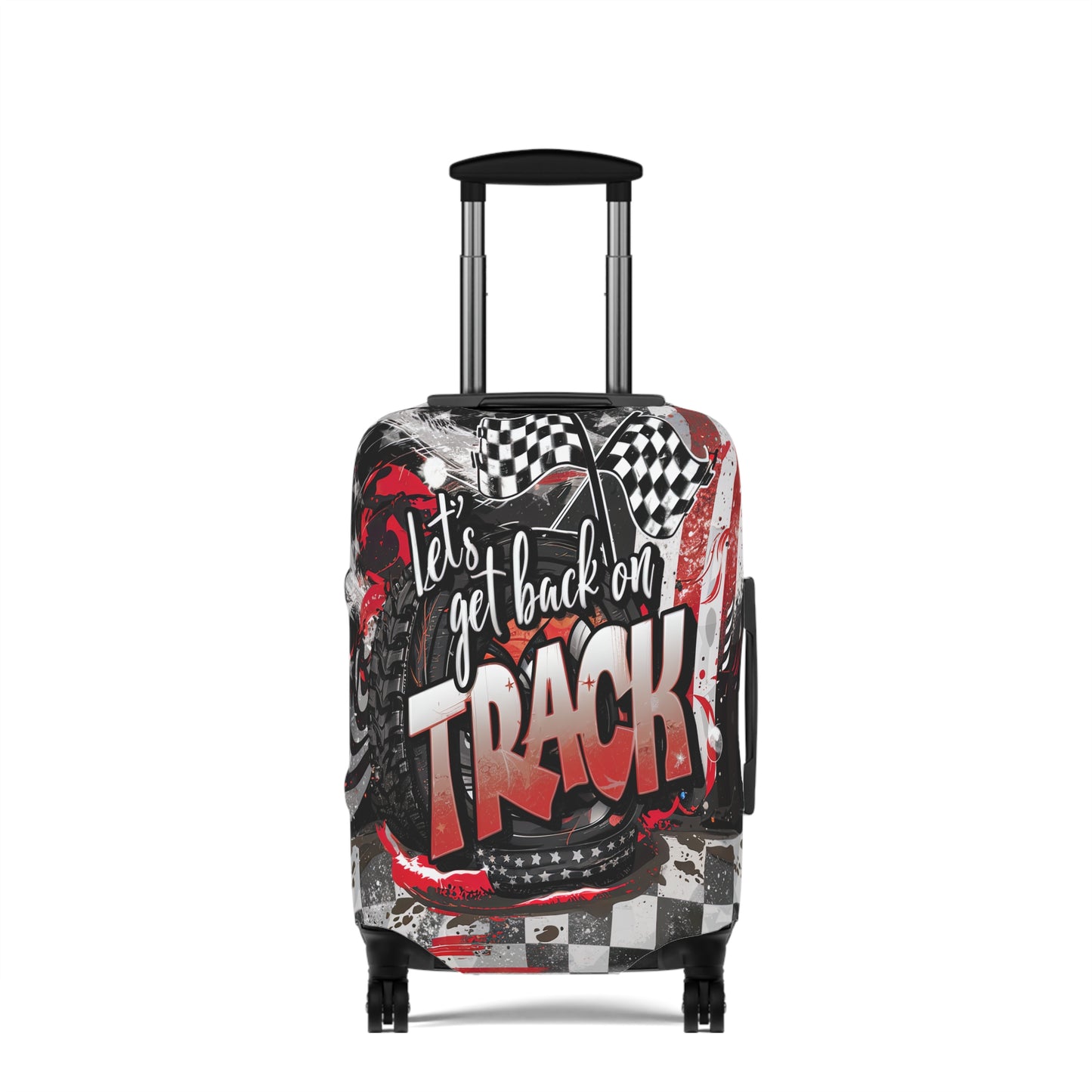 Luggage Cover, Lets get Back on Track, awd-1653