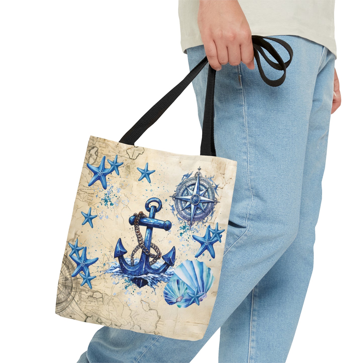 Tote Bag, Nautical bag, Beach Tote Bag