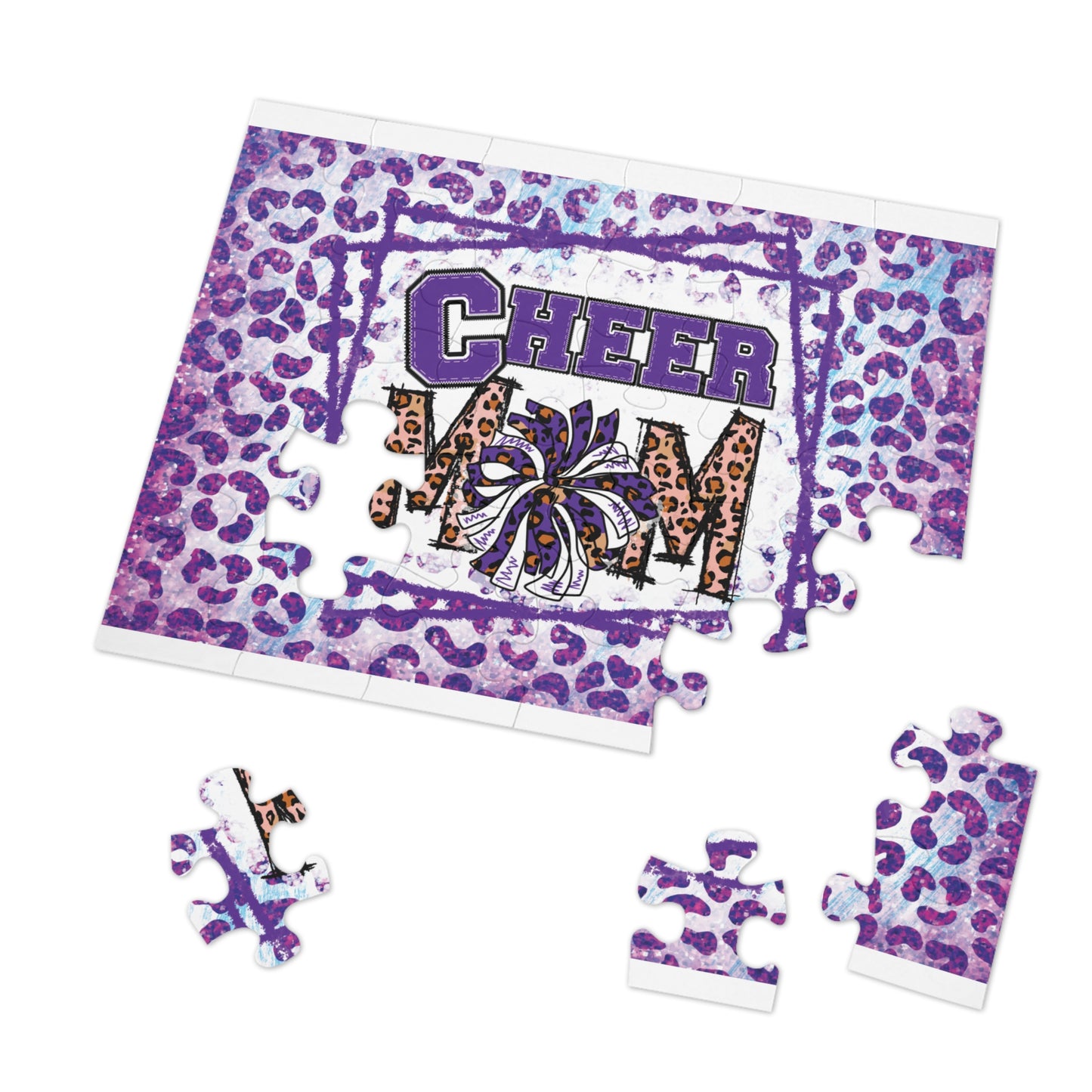 Jigsaw Puzzle, Cheer Mom, Personalised/Non-Personalised (30, 110, 252, 500,1000-Piece)