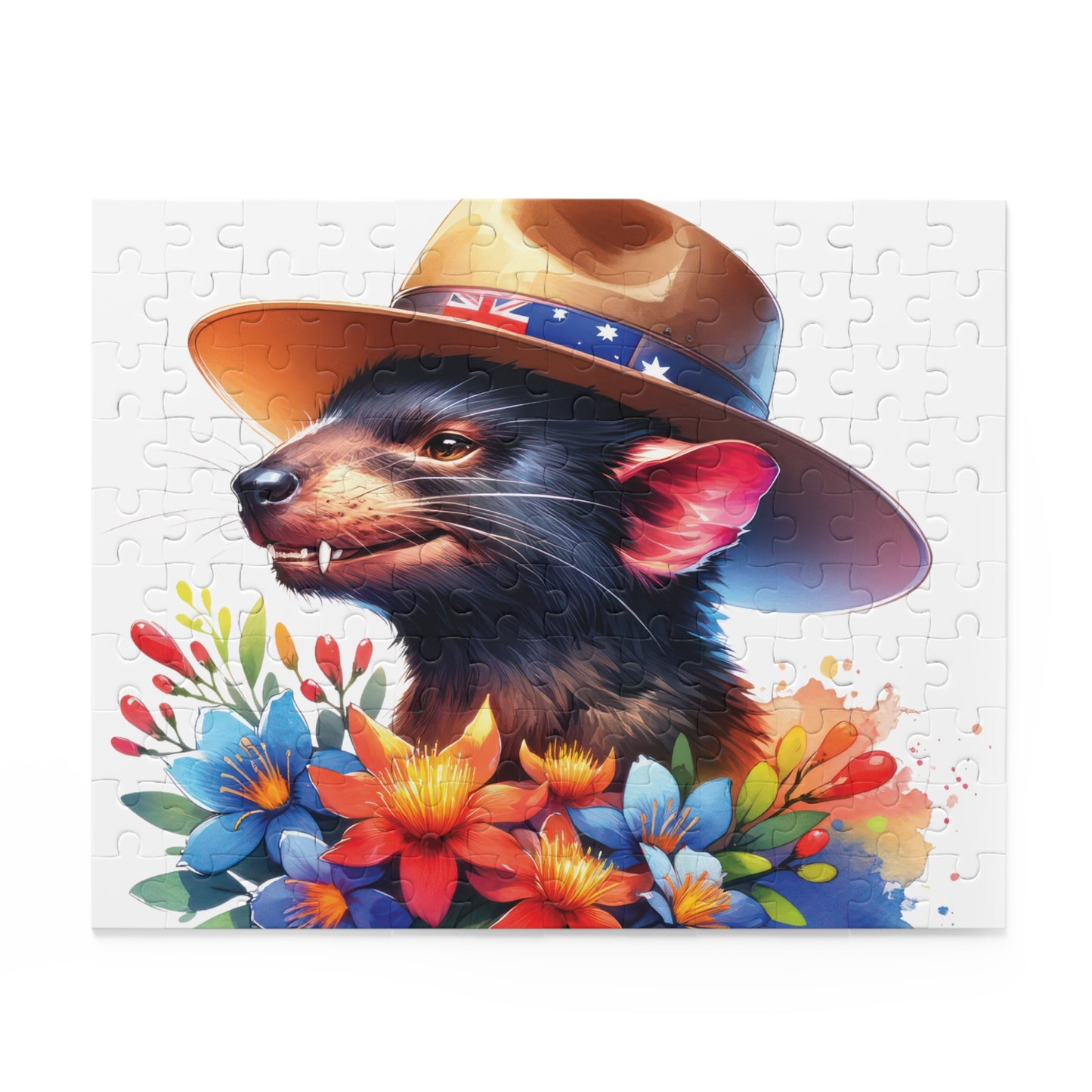 Personalised/Non-Personalised Puzzle, Tasmanian Devil (120, 252, 500-Piece)