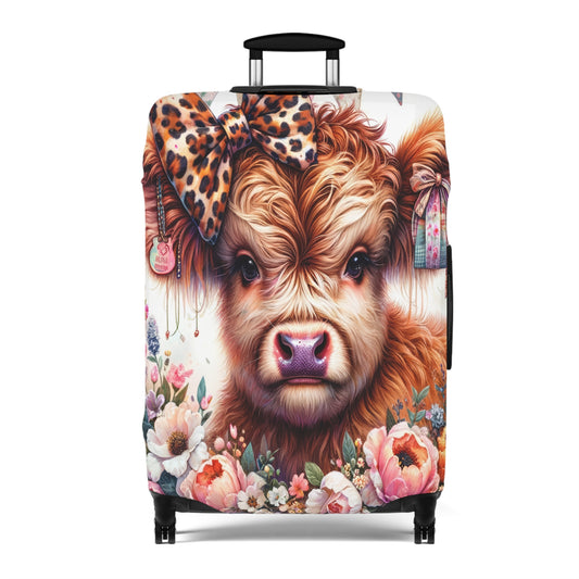 Luggage Cover, Highland Cow, awd-5008