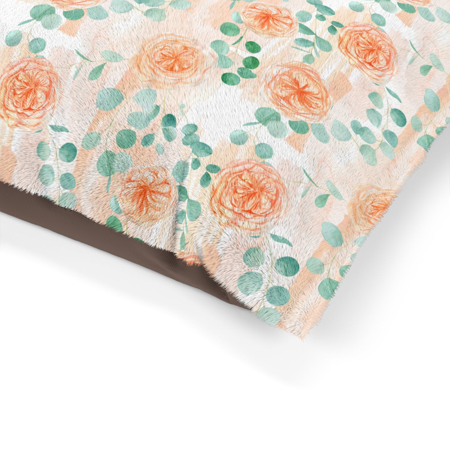 Luxury Pet Bed, feather soft fleece, Australian Eucalyptus & Roses