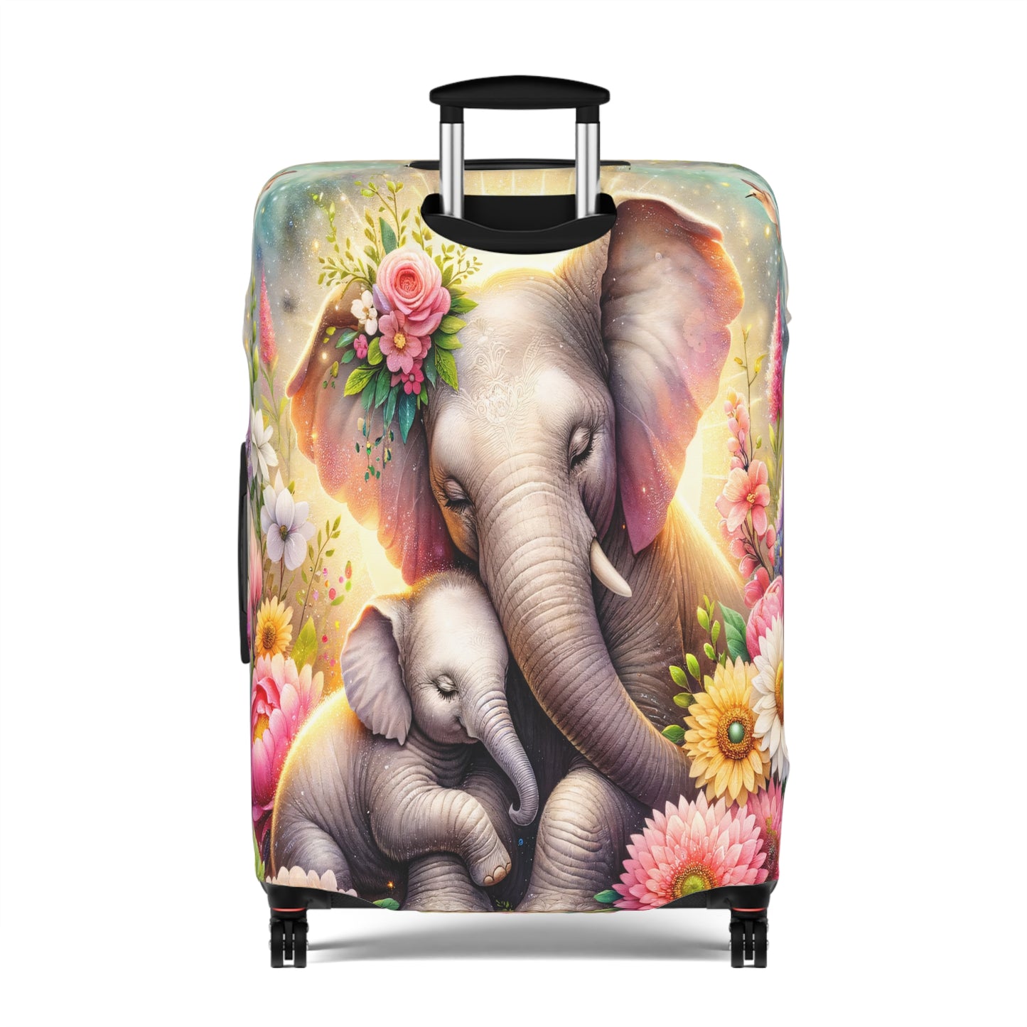 Luggage Cover, Elephant and Baby awd-1740