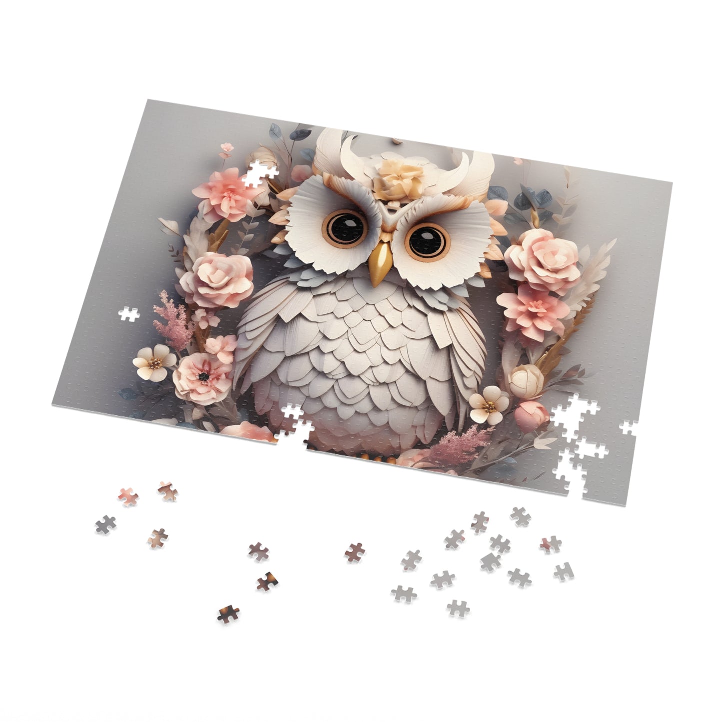 Jigsaw Puzzle, Owl, Personalised/Non-Personalised (30, 110, 252, 500,1000-Piece)