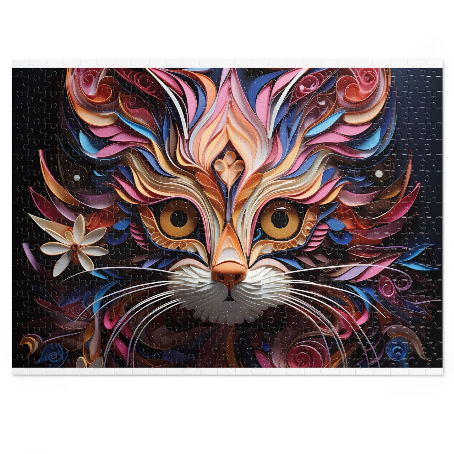 Jigsaw Puzzle, Cat, Personalised/Non-Personalised (30, 110, 252, 500,1000-Piece)