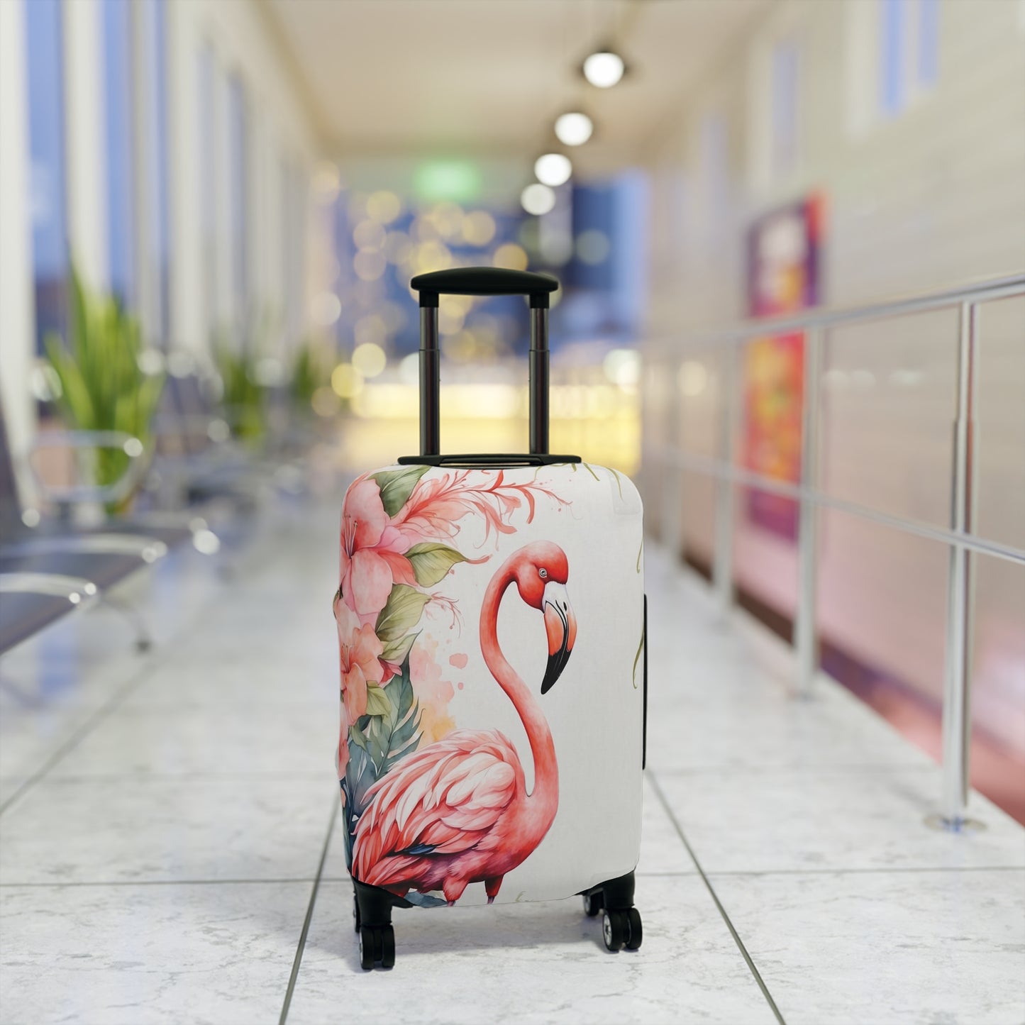 Luggage Cover, Flamingo, awd-702