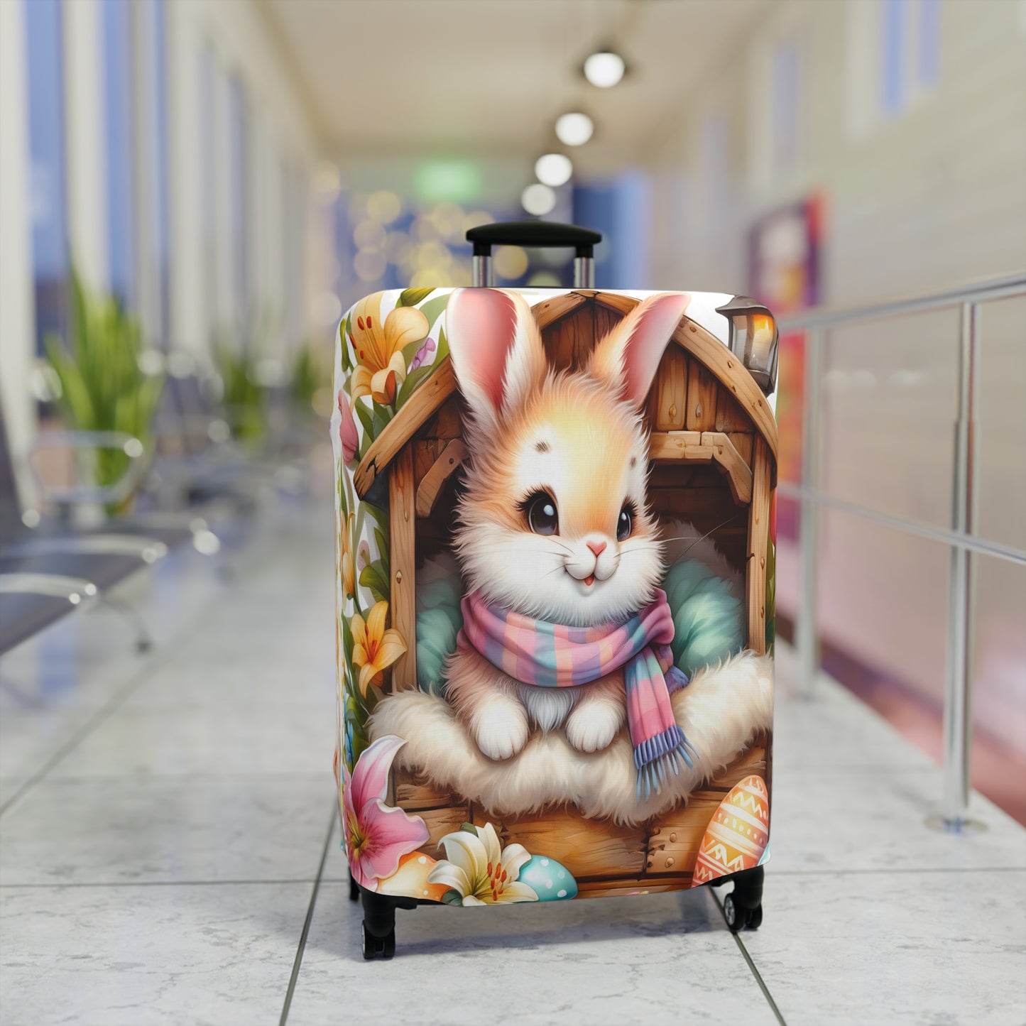 Luggage Cover, Easter, Rabbit, awd-1609