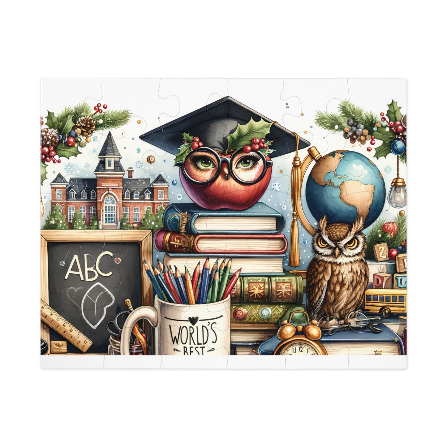 Puzzle Teacher, Personalised/Non-Personalised (30, 110, 252, 500,1000-Piece) awd-660