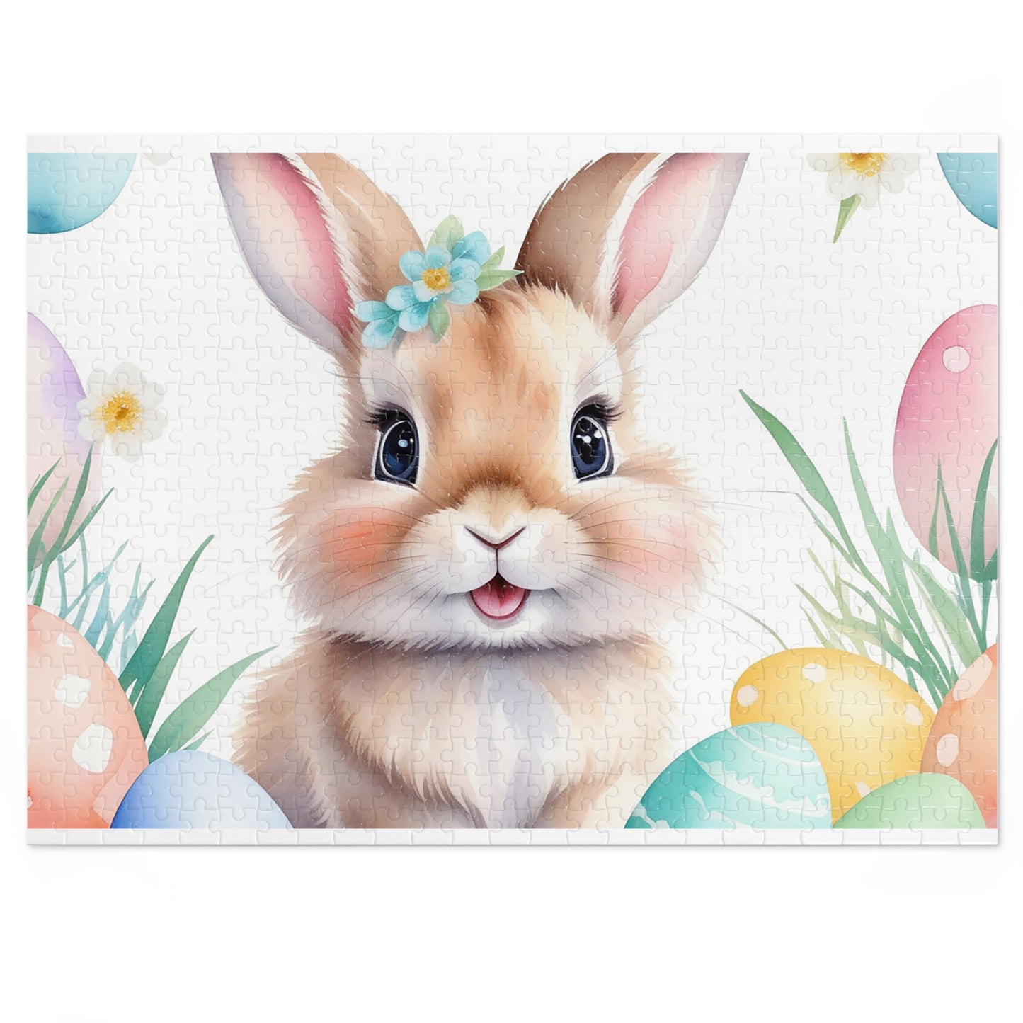 Puzzle, Easter, Rabbit, Personalised/Non-Personalised (30, 110, 252, 500,1000-Piece) awd-651