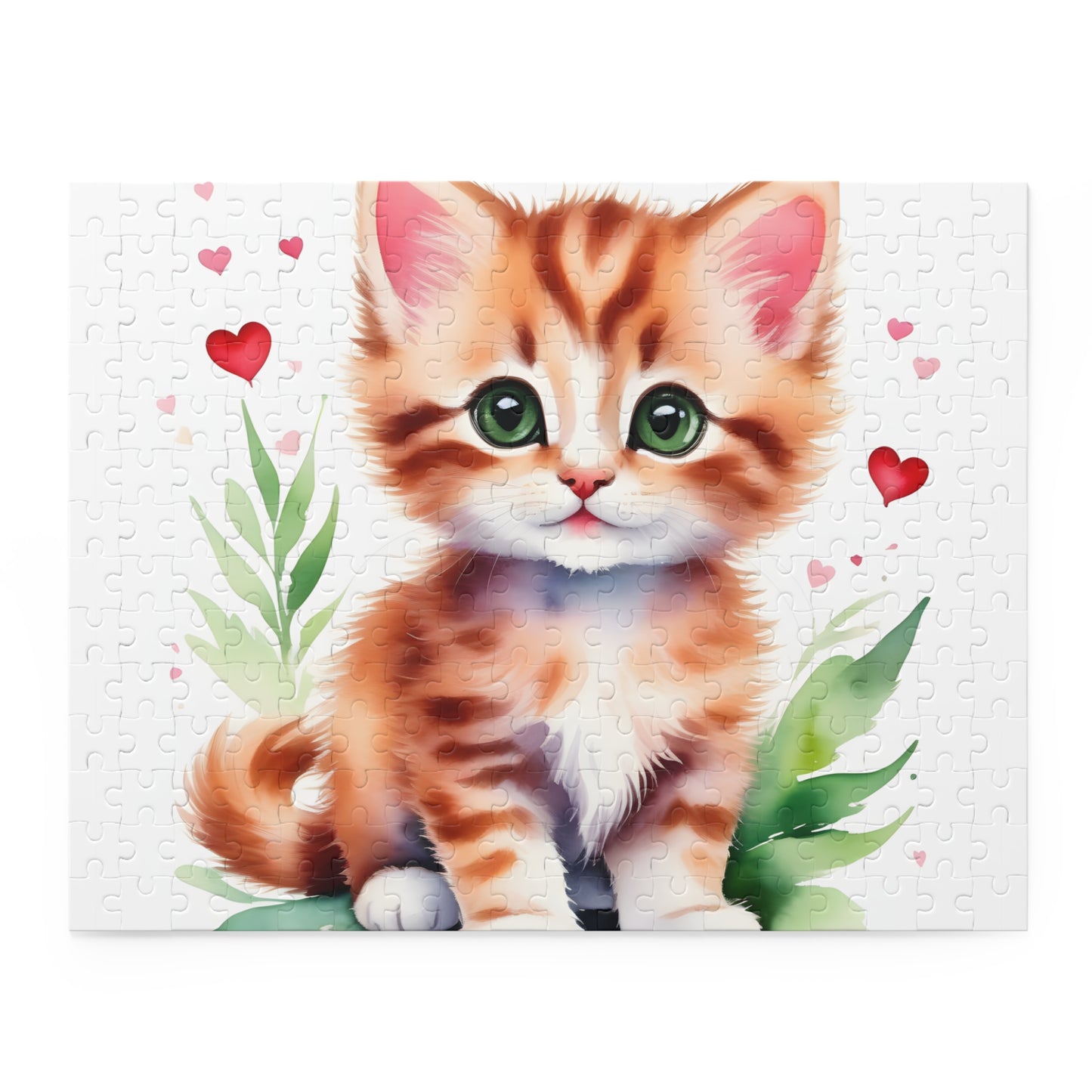 Personalised/Non-Personalised Puzzle, Cat (120, 252, 500-Piece)