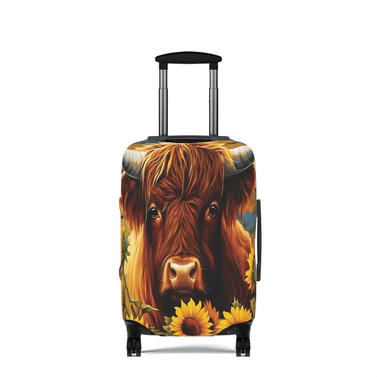 Luggage Cover, Highland Cow, awd-033