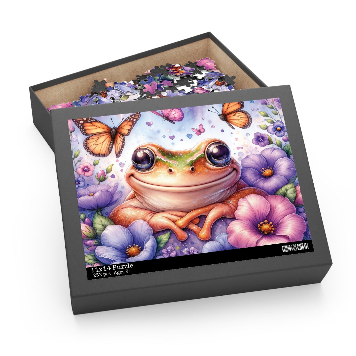 Personalised/Non-Personalised Puzzle, Frog (120, 252, 500-Piece)