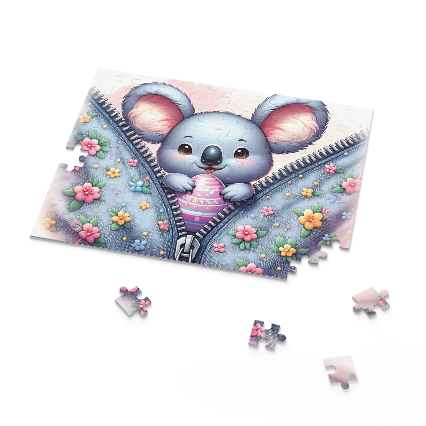 Personalised/Non-Personalised Puzzle, Easter, Koala (120, 252, 500-Piece)