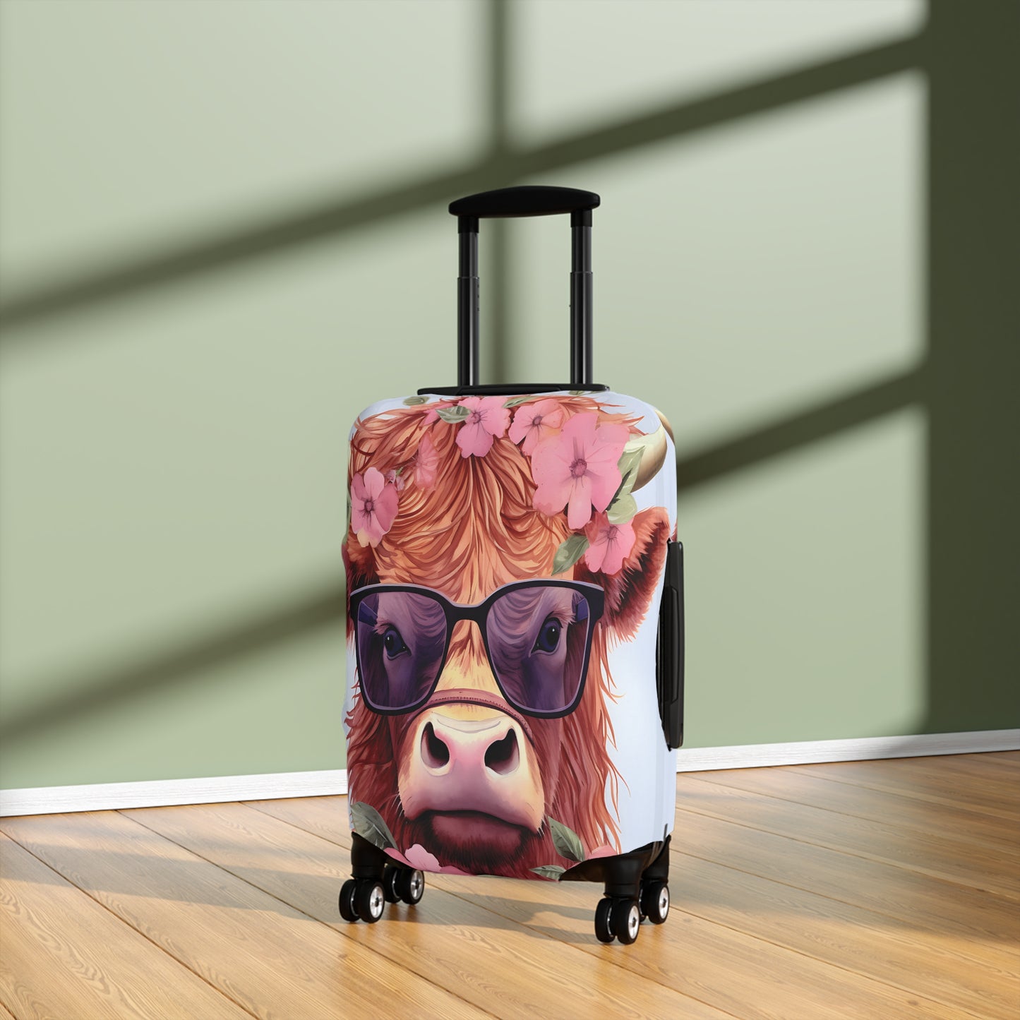 Luggage Cover, Highland Cow, awd-018