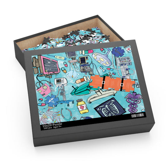 Personalised/Non-Personalised Puzzle, Trauma Nurse (120, 252, 500-Piece)