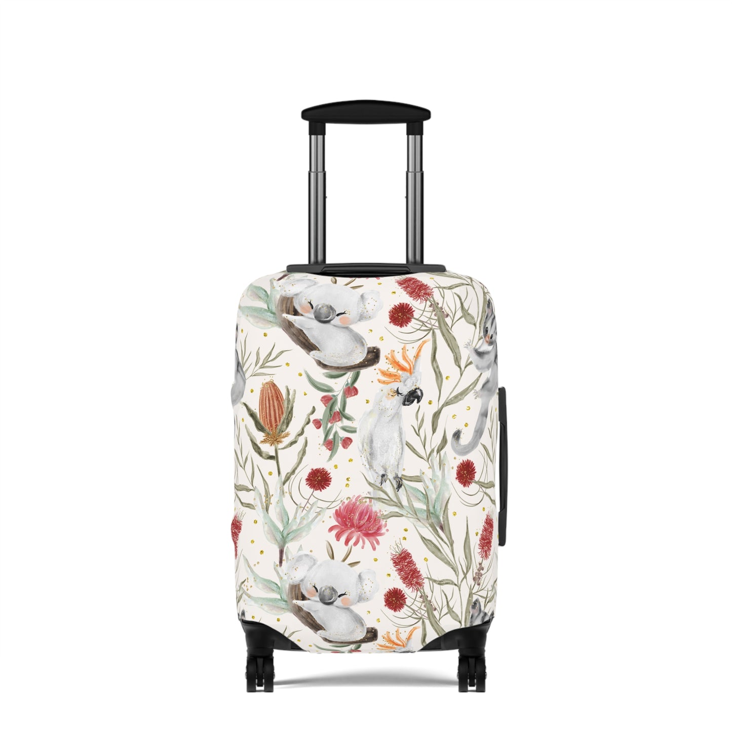 Luggage Cover, Australian Animals, Koala, Cockatoo, Possum