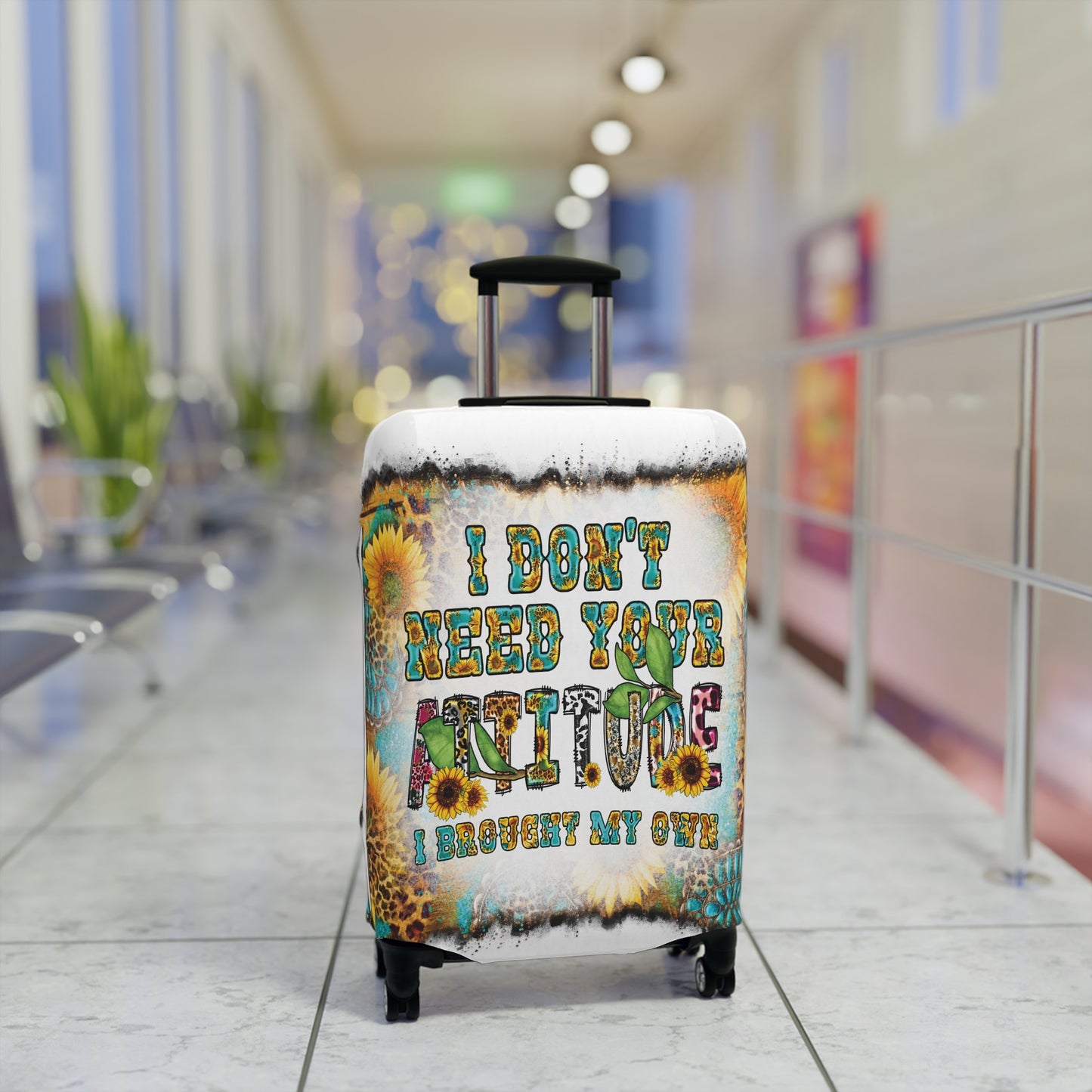 Luggage Cover, Country and Western, I Don't need your Attitude, awd-1033