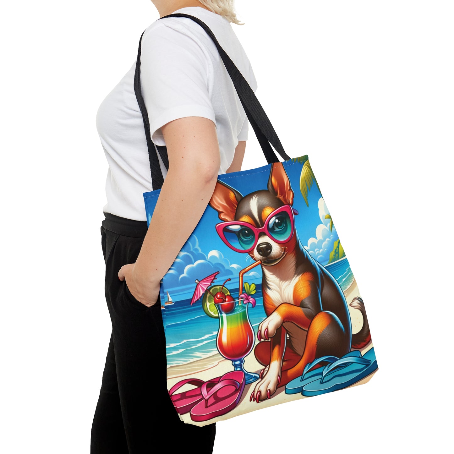 Tote Bag, Dog on Beach, Tenessee, Tote bag,  awd-1250